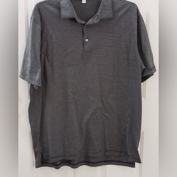 Peter Millar Polo Size XXL Black White Stripp
Golf Polo Shirt Luxury Pure Cotton - Picture 1 of 7